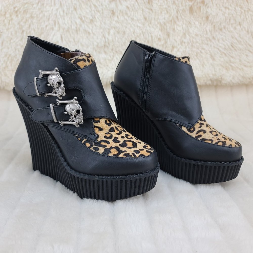 Demonia Wedge Platform Monk Creeper - Picture 1 of 8